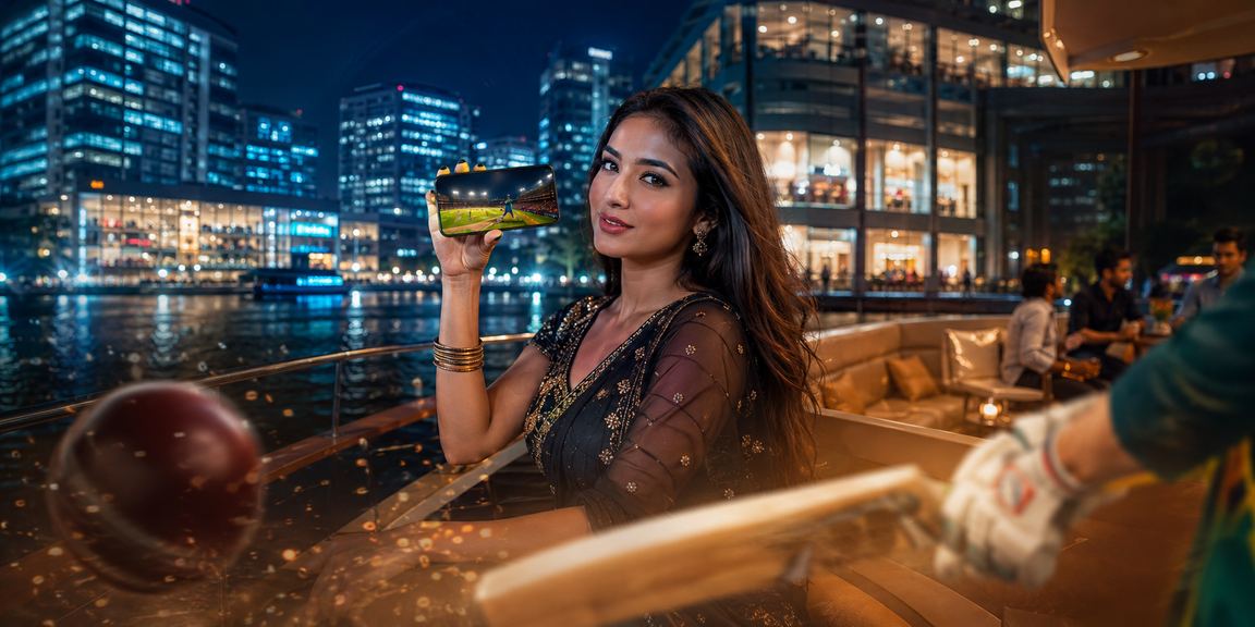 ঢাকায় মোবাইলে ক্রিকেট বেটিং করছেন একজন ব্যবহারকারী